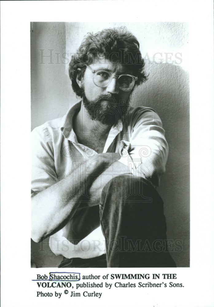 1993 Press Photo Bob Shacochis,author of &quot;Swimming in the Volcano&quot; - Historic Images