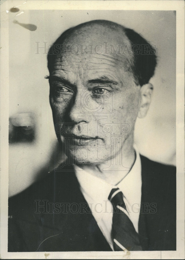 1939 Press Photo Foreign Minister Richard Sandler Nazi Press Sweden - Historic Images