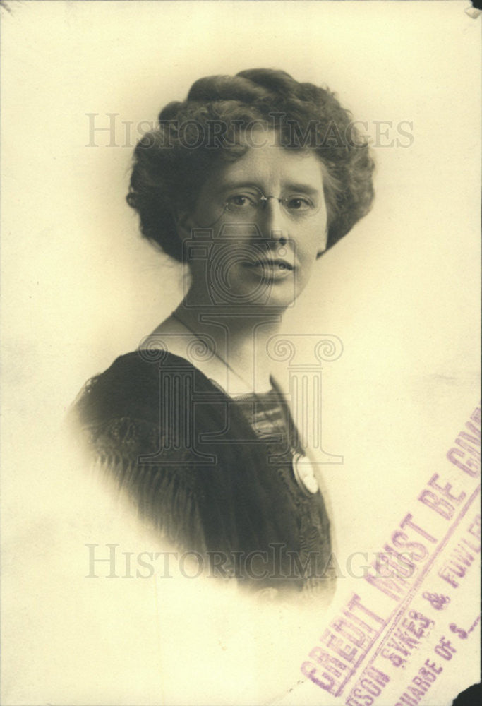 1913 Press Photo Miss Mary McEmery of Bindery Union - Historic Images