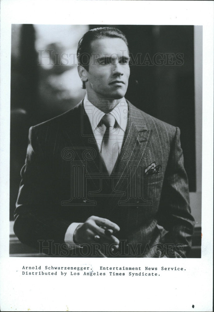 1986 Press Photo Arnold Schwarzenegger,actor - Historic Images