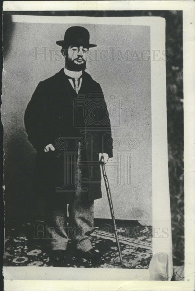 1953 Press Photo Henri Toulouse-Lautrec as reproduced for the Pictura-Adventure - Historic Images