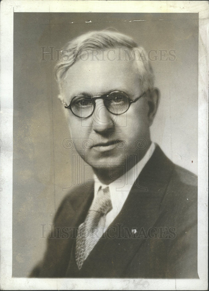 1950 Press Photo William Then Oak Park Republican Illinois Election - Historic Images