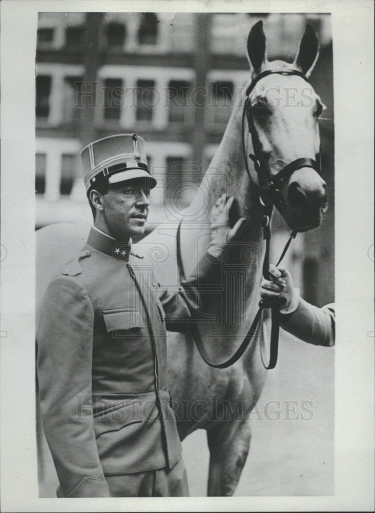 1934 Press Photo Prince Gustaf Adolf of Sweden - Historic Images