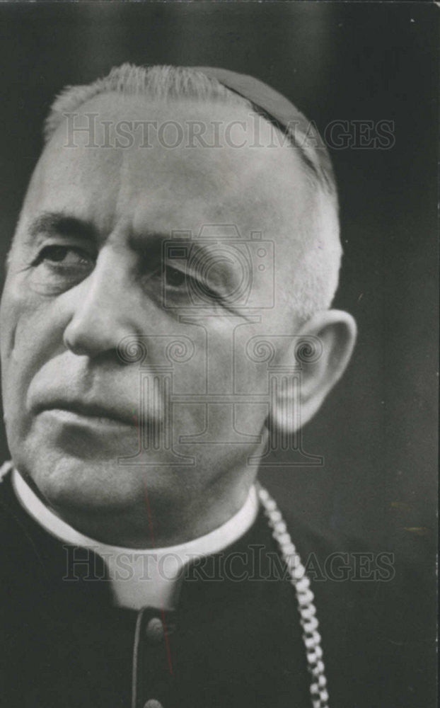 1955 Press Photo Archbishop in Exile Rev. Joseph Gawlina - Historic Images