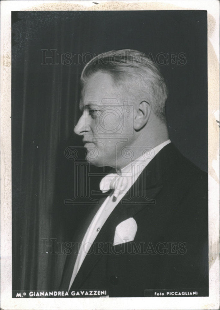 1959 Press Photo Maestro Gianandrea Gavazzeni - Historic Images