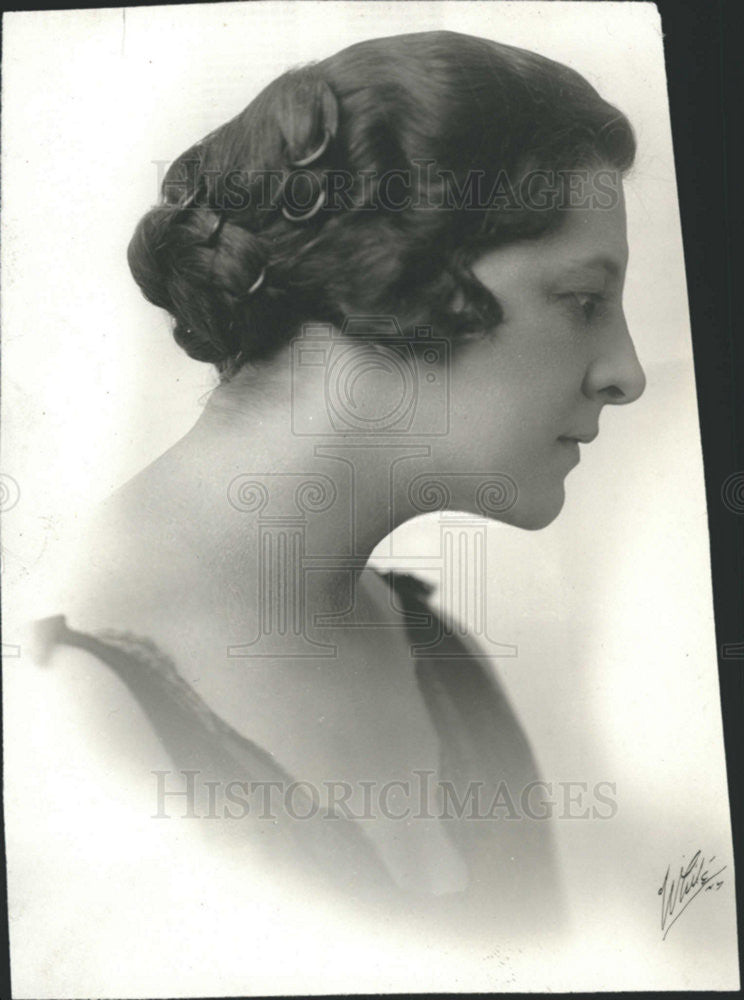 1920 Press Photo Antoinette Rochte Broadway Actress - Historic Images