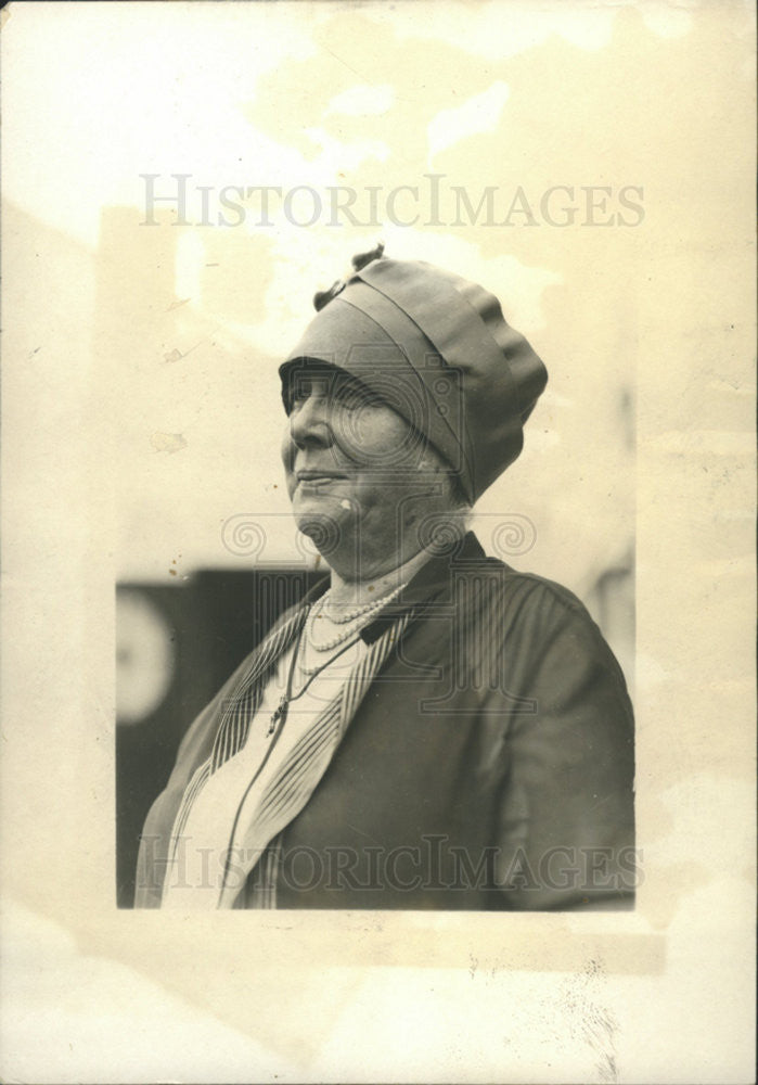 1928 Press Photo Mrs W.E. Dever wife of Former Chicago Mayor - Historic Images