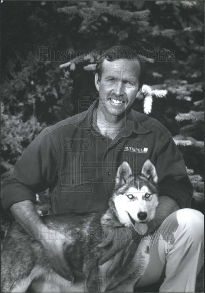 1992 Press Photo Dan MacEachen Iditarod Dog Sled Race - Historic Images