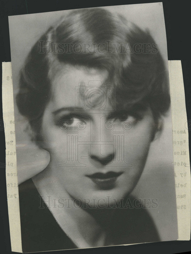 Press Photo Actress Ina Claire - Historic Images