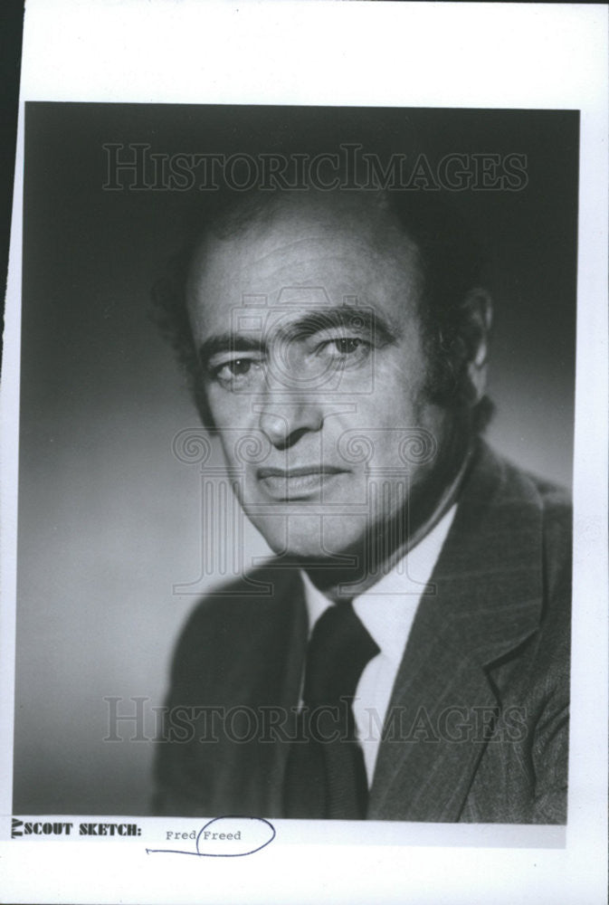 1973 Press Photo FREDERICK A. FREED TV PRODUCER - Historic Images