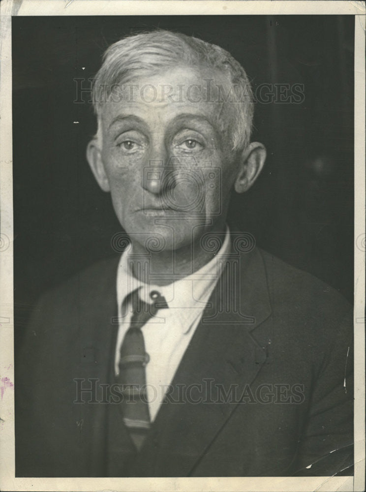 1929 Press Photo George W Baldwin, filed action to set aside will of Mrs Stocker - Historic Images