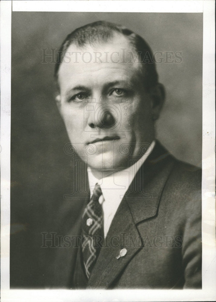 1940 Press Photo Oscar E. Carlstrom of Aledo, former attorney general. - Historic Images