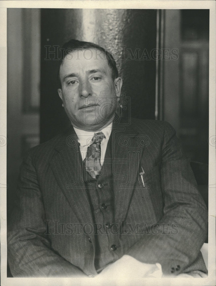 1928 Press Photo Michael Devito,threatened by the Mafia - Historic Images