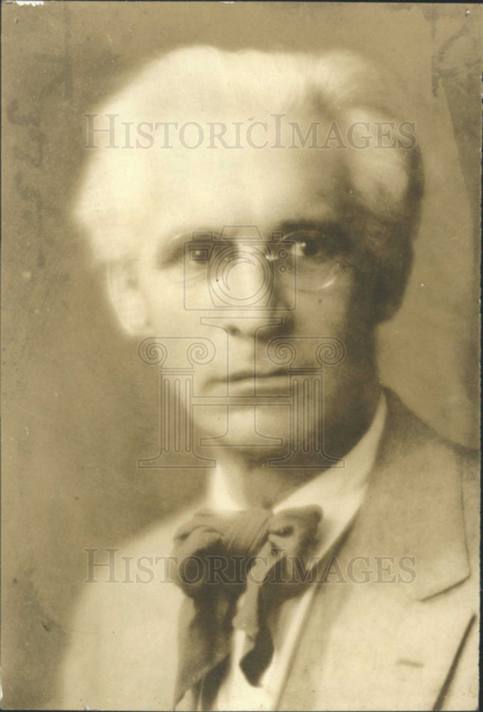 1927 Press Photo Prof. W.E. Leonard - Historic Images