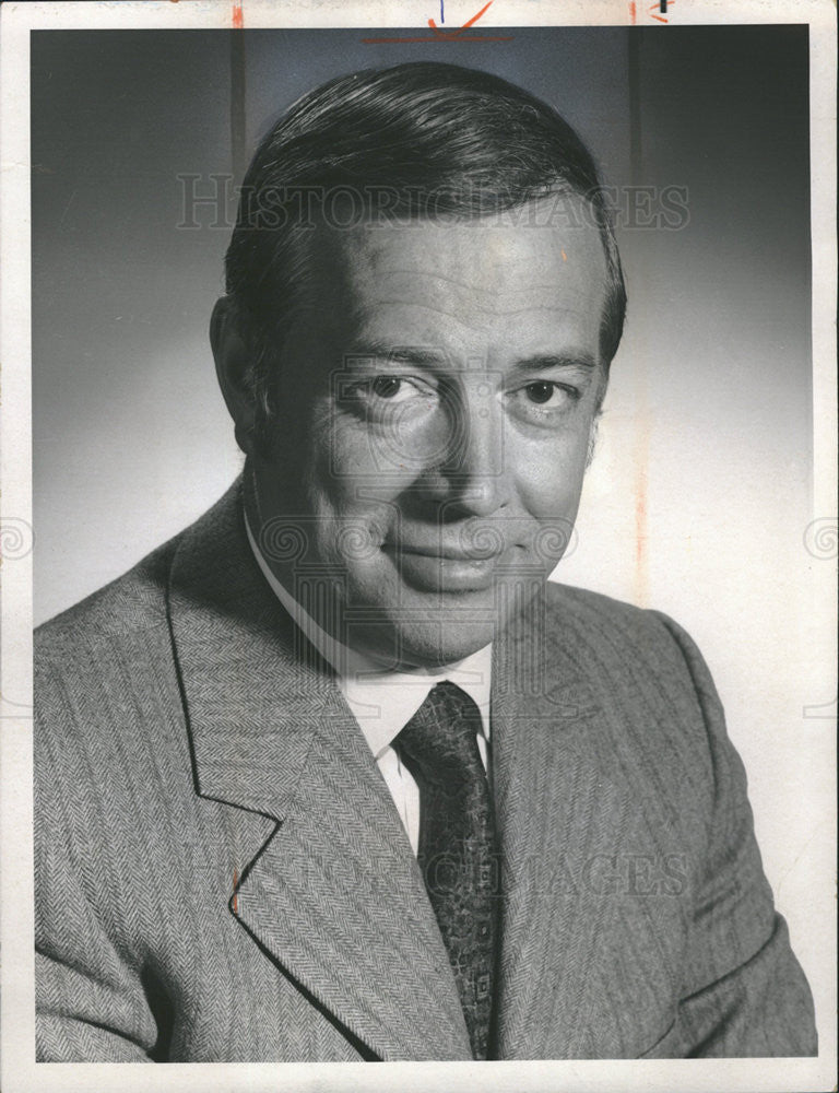 1971 Press Photo Hugh Downs Host Of NBC Television Morning Show &quot;Today&quot; - Historic Images