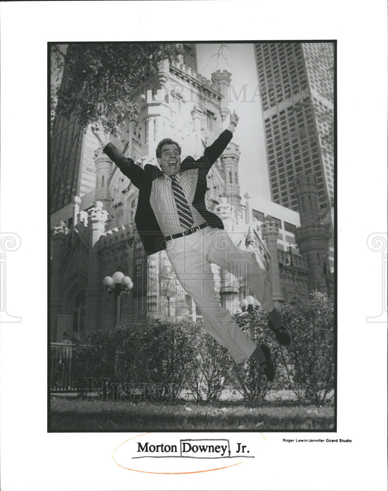 Press Photo Morton Downey Jr,actor - Historic Images