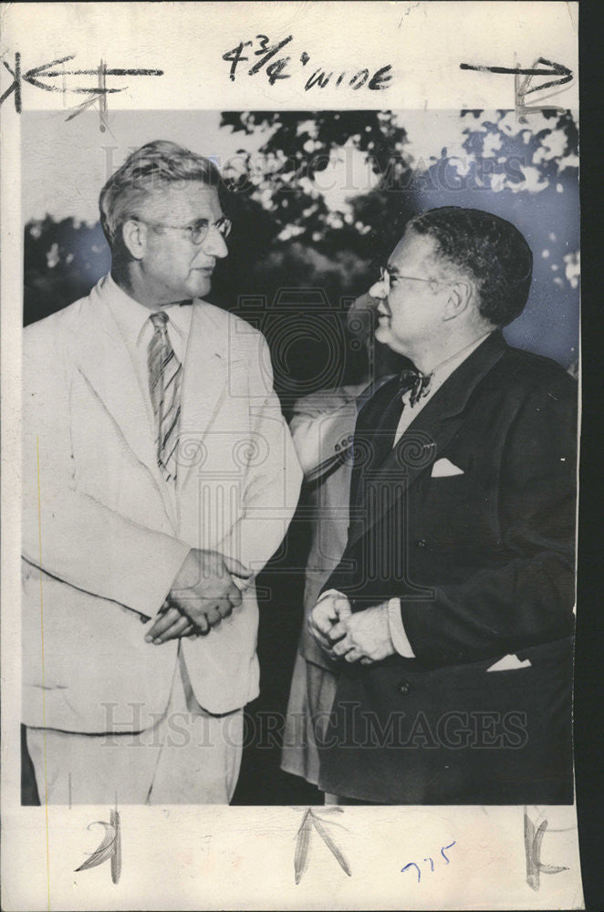 1948 Press Photo Paul h. Douglas senator brooks - Historic Images