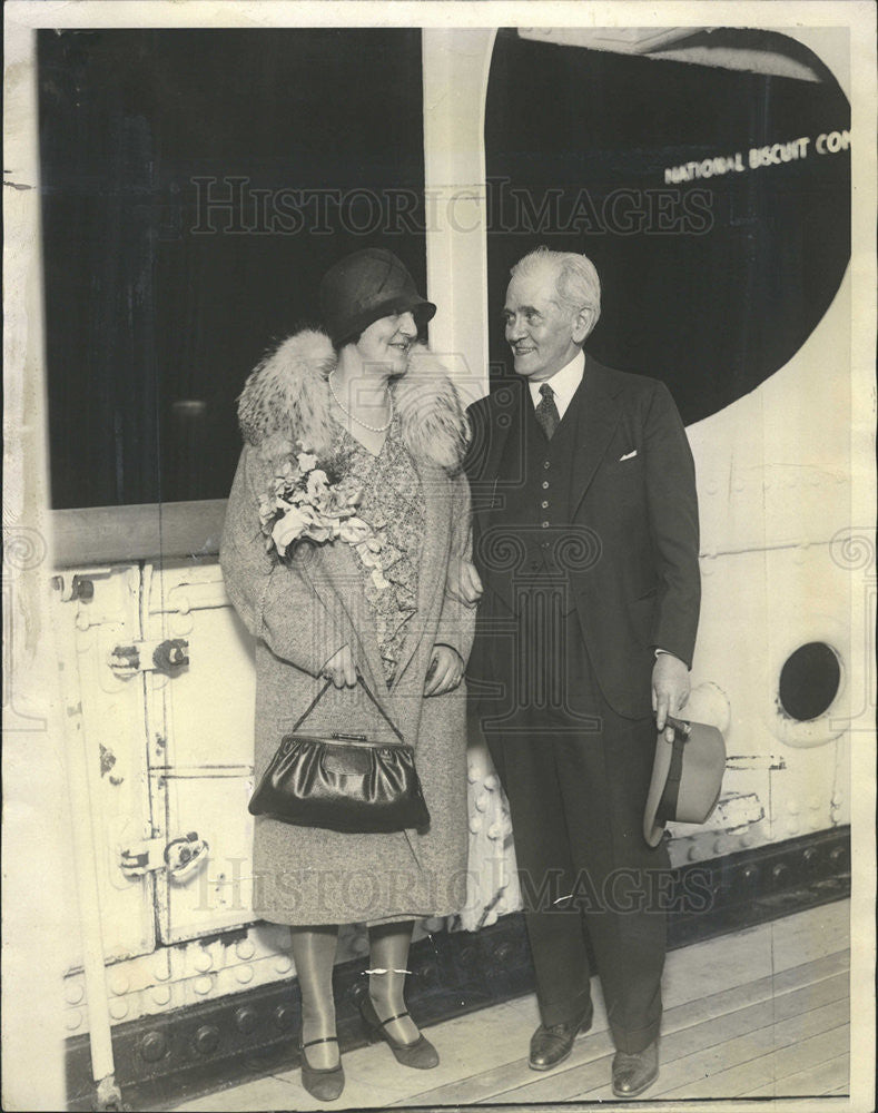 1930 Press Photo Mr and Mrs David Warfield - Historic Images