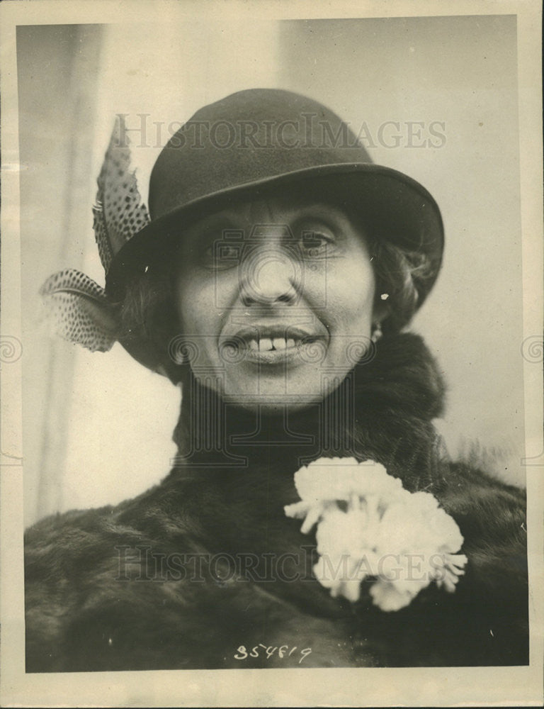1923 Press Photo Baroness Olga Wrangle - Historic Images