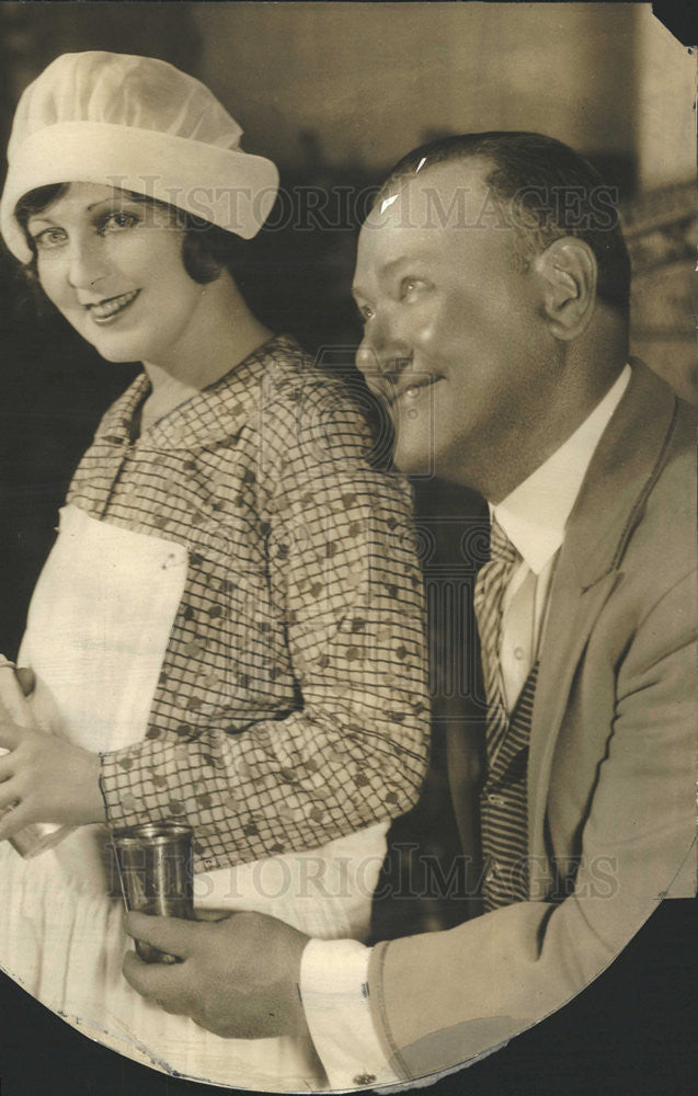 1928 Press Photo Julia Sanderson &amp; John E Young - Historic Images