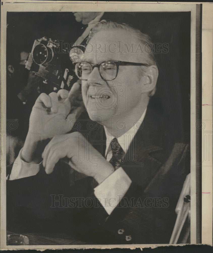 1972 Press Photo US District Judge Richard McLaren - Historic Images