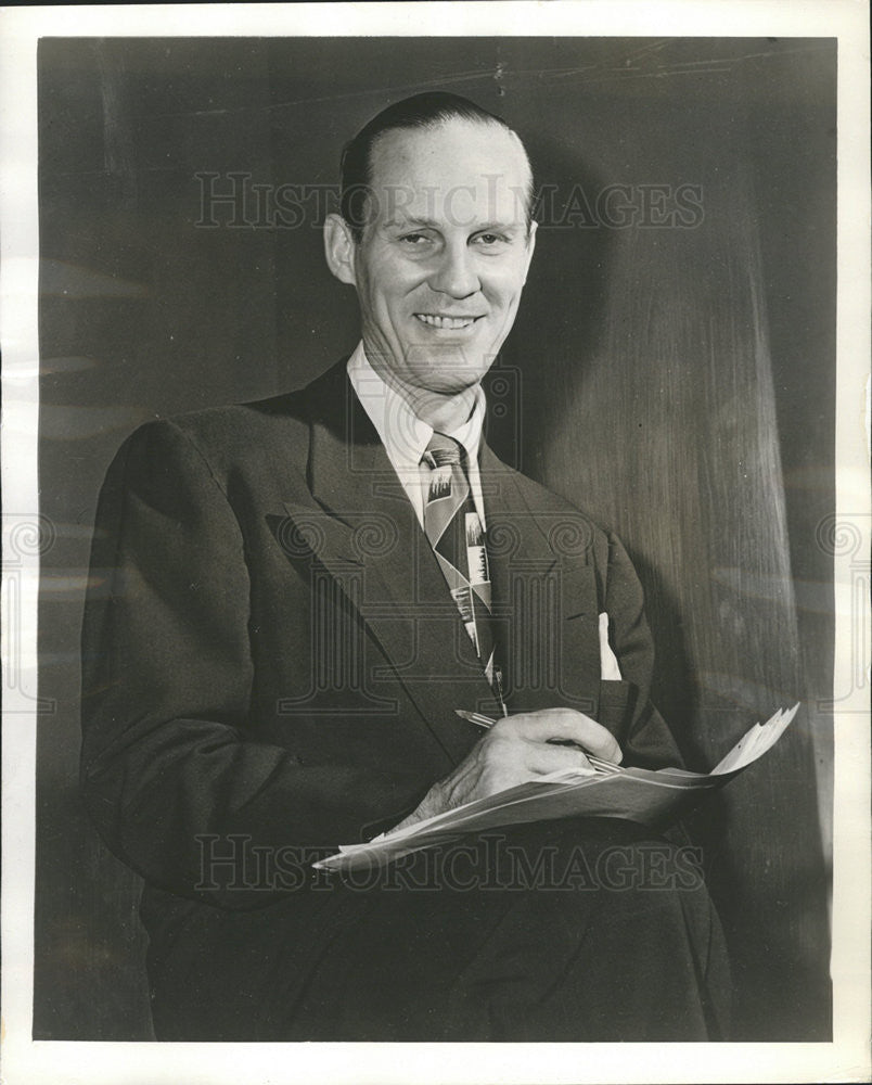 1946 Press Photo Don MacLaughlin David Harding Counterspy ABC - Historic Images