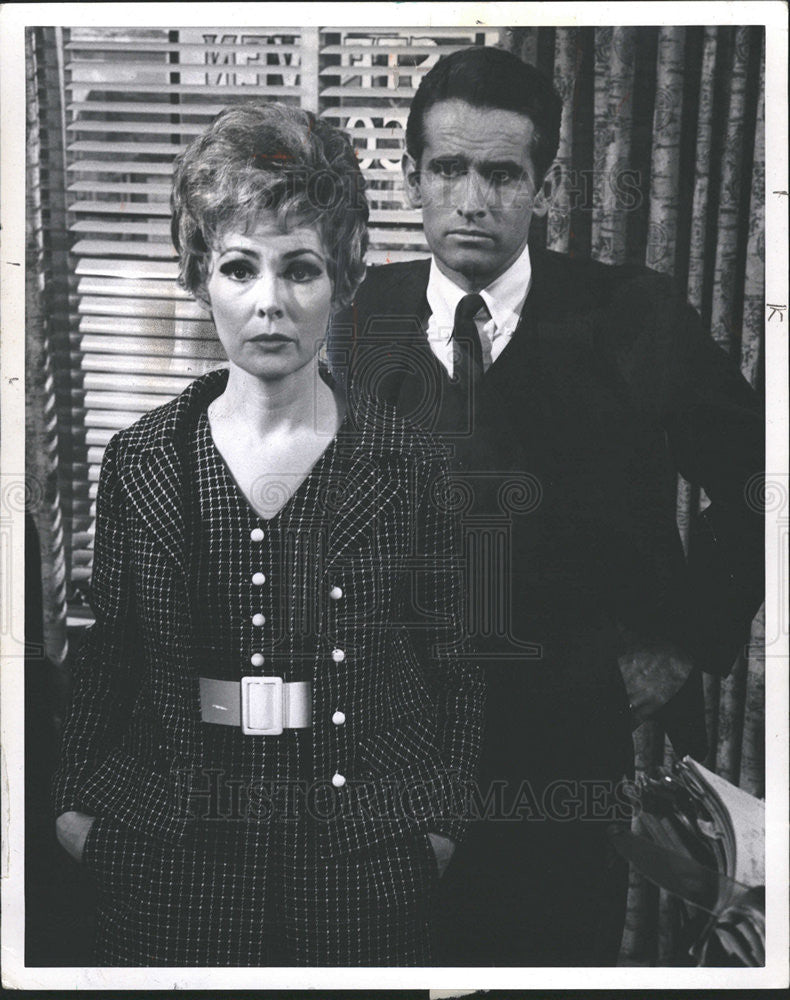 1969 Press Photo Barbara Rush James Douglas Actor - Historic Images