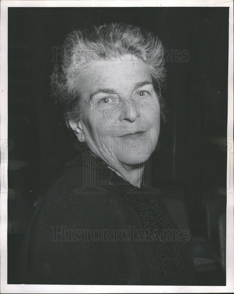 1966 Press Photo Emily Taft Douglas Wife of Illinois Senator Paul Douglas Spouse - Historic Images