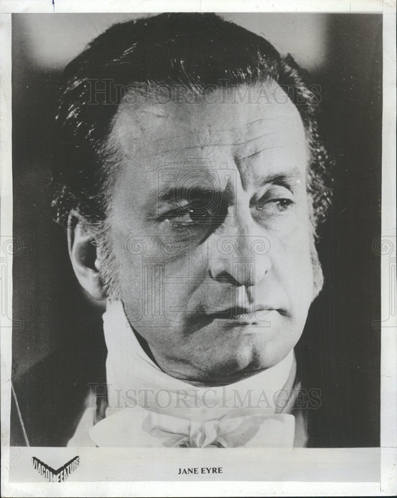 1975 Press Photo George C. Scott Actor Jane Eyre Movie Film - Historic Images