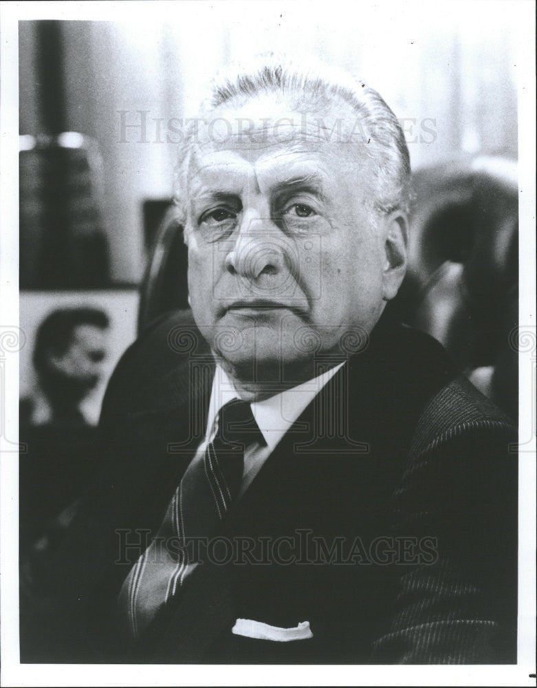 1987 Press Photo Actor George C Scott, &quot;Mr President&quot; - Historic Images