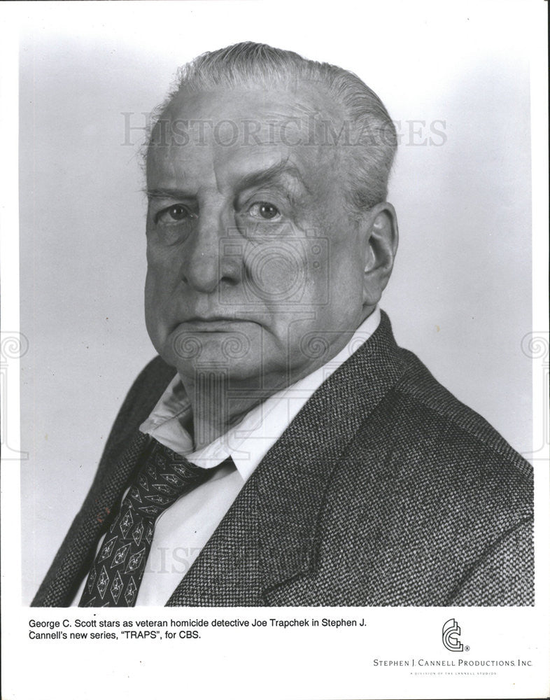 Press Photo Actor,George C. Scott - Historic Images