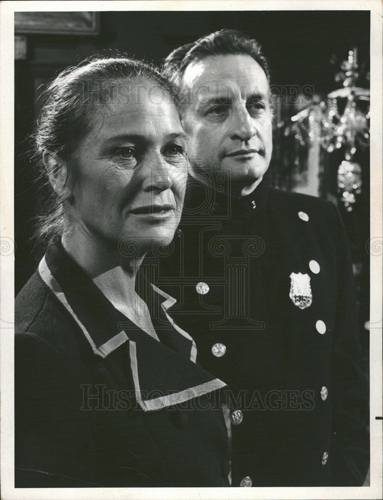 1972 Press Photo George C Scott and Colleen Dewhurst,actors - Historic Images