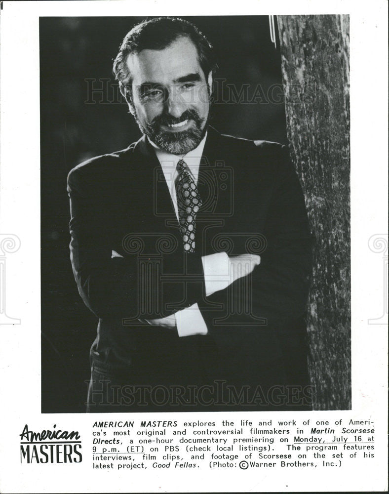 1990 Press Photo Director Martin Scorsese - Historic Images