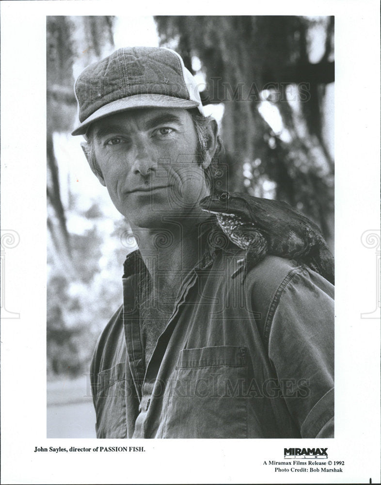 1993 Press Photo John Sayles, &quot;Passion Fish,&quot; &quot;Matinee&quot; - Historic Images