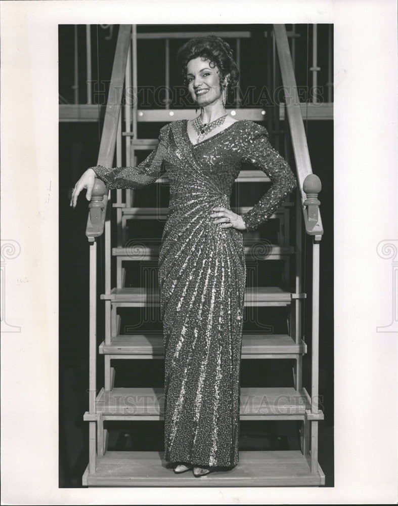 Press Photo Paula Scorfano,stage actress - Historic Images