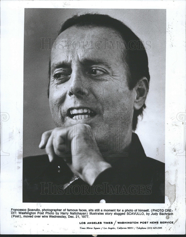 1977 Press Photo Francesco Scavullo Photographer - Historic Images