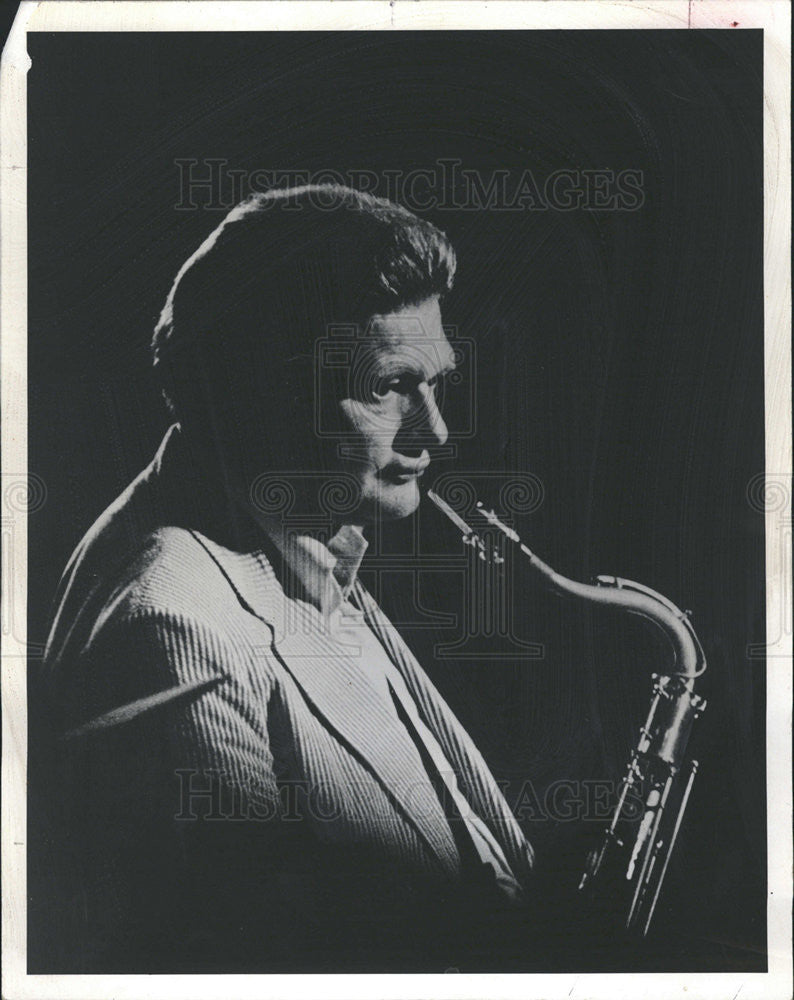 1977 Press Photo Musician Zoot Sims - Historic Images