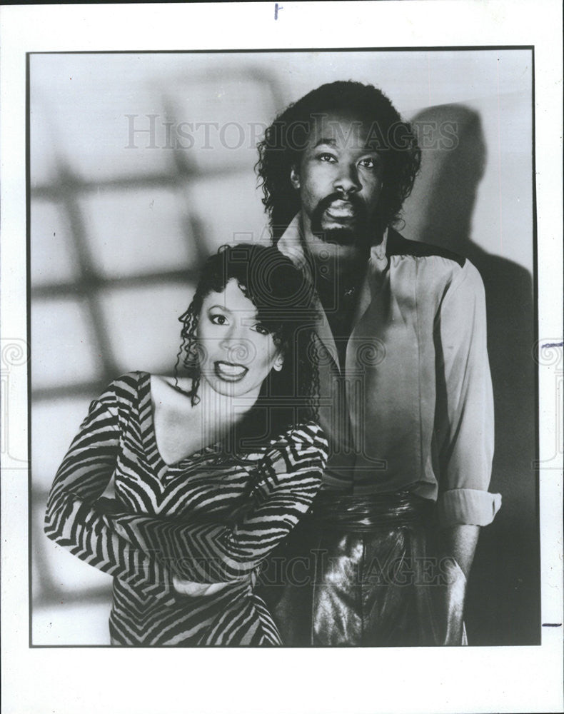 1984 Press Photo Soul-Music Stars Valerie Simpson, Nicholas Ashford - Historic Images