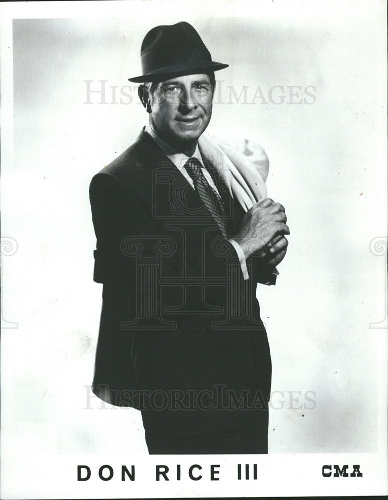 1970 Press Photo Comedian Don Rice III Publicity Head Shot - Historic Images