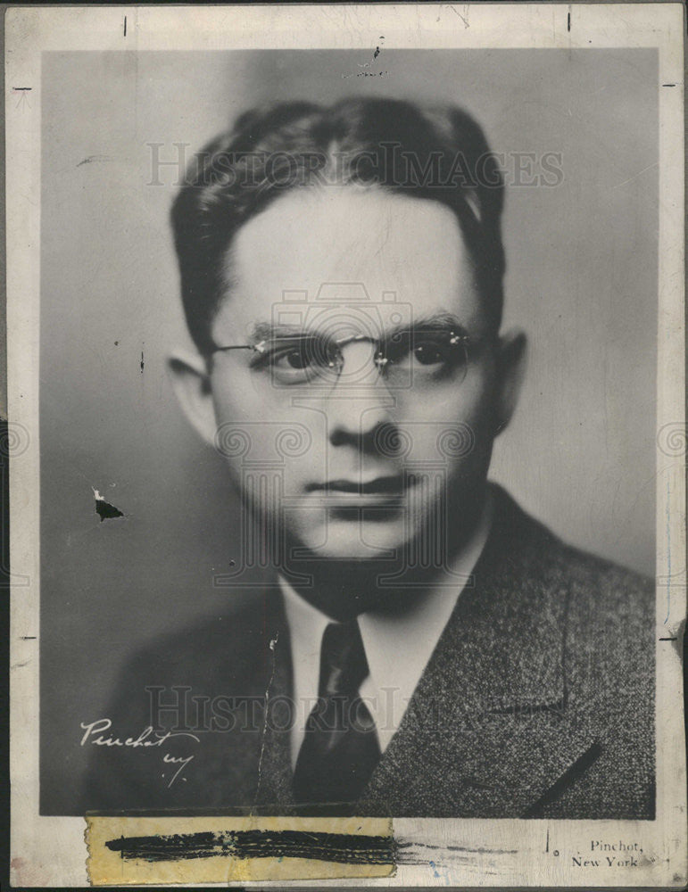 1952 Press Photo Sterling North American Author Writer - Historic Images