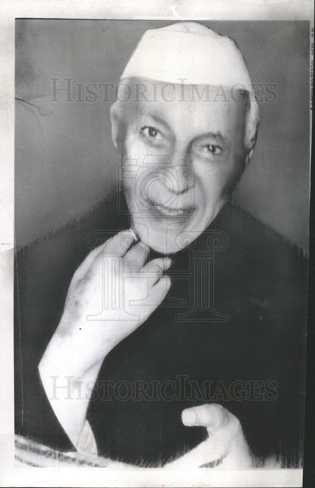 1964 Press Photo Indian Prime Minister Jawaharlal Nehru - Historic Images