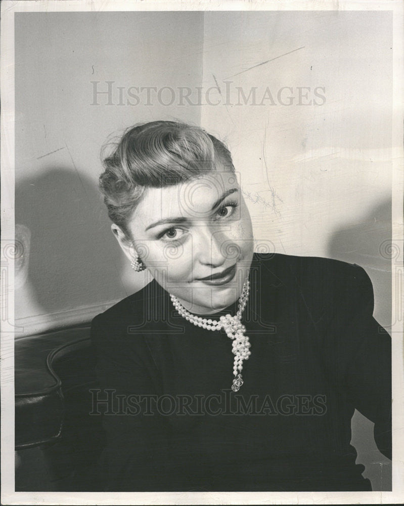 1949 Press Photo Christine Nelson - Historic Images