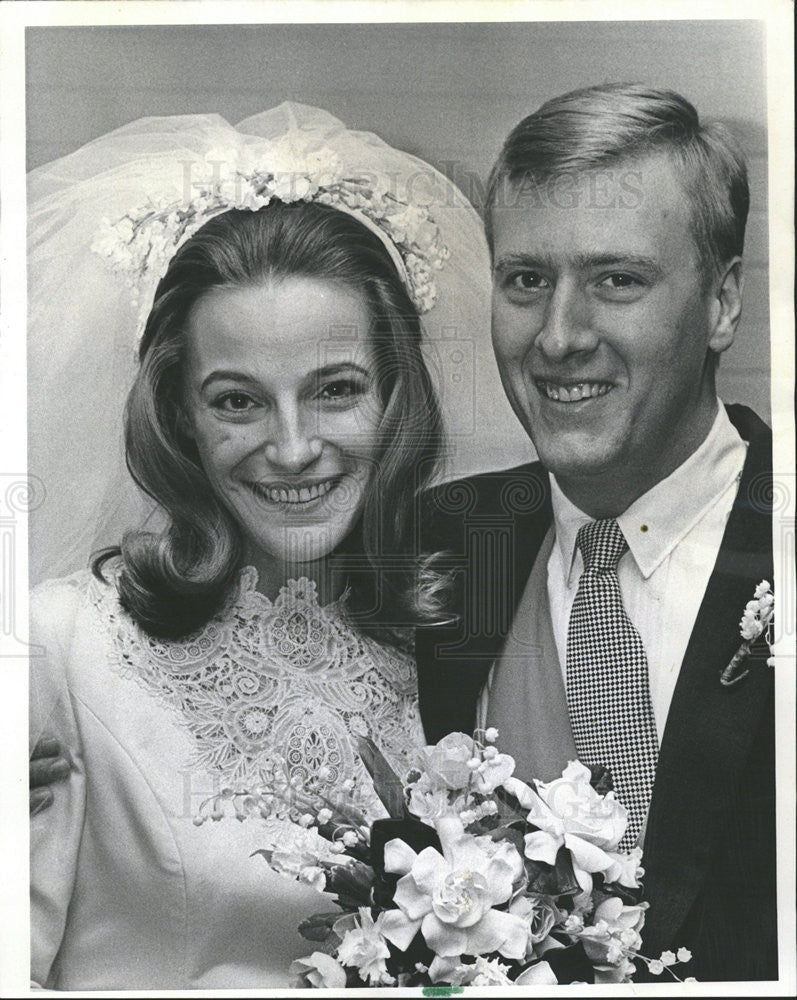 1968 Press Photo Richard Gary Sipe Wedding - Historic Images