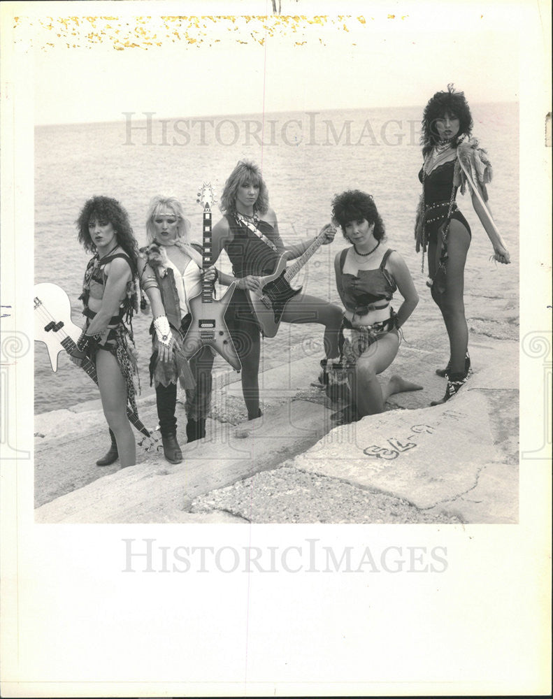 1984 Press Photo Tough Love American Reality Television Series Female Warriors - Historic Images