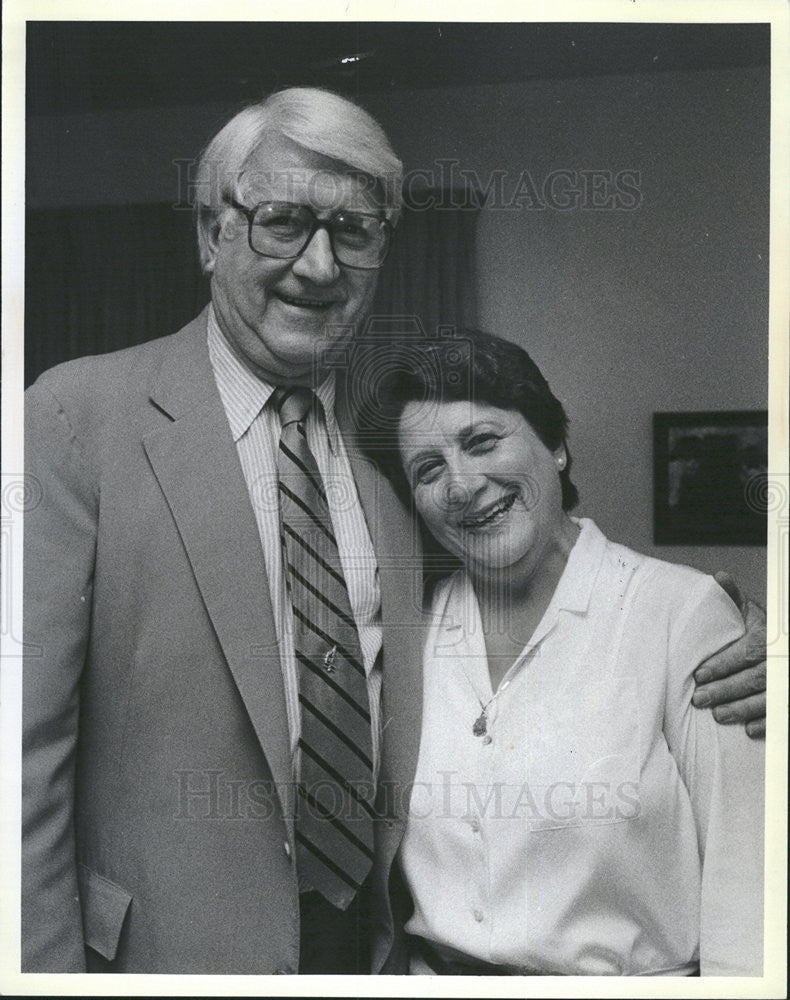 1982 Press Photo Charles Arlene McHale Thornley Loses Job Vice President - Historic Images