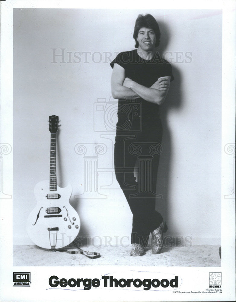 1991 Press Photo Singer-Guitarist George Thorogood - Historic Images