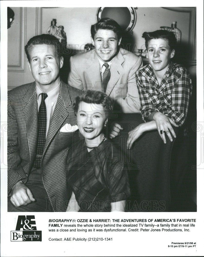 Press Photo Ozzie Nelson American Bandleader Actor - Historic Images