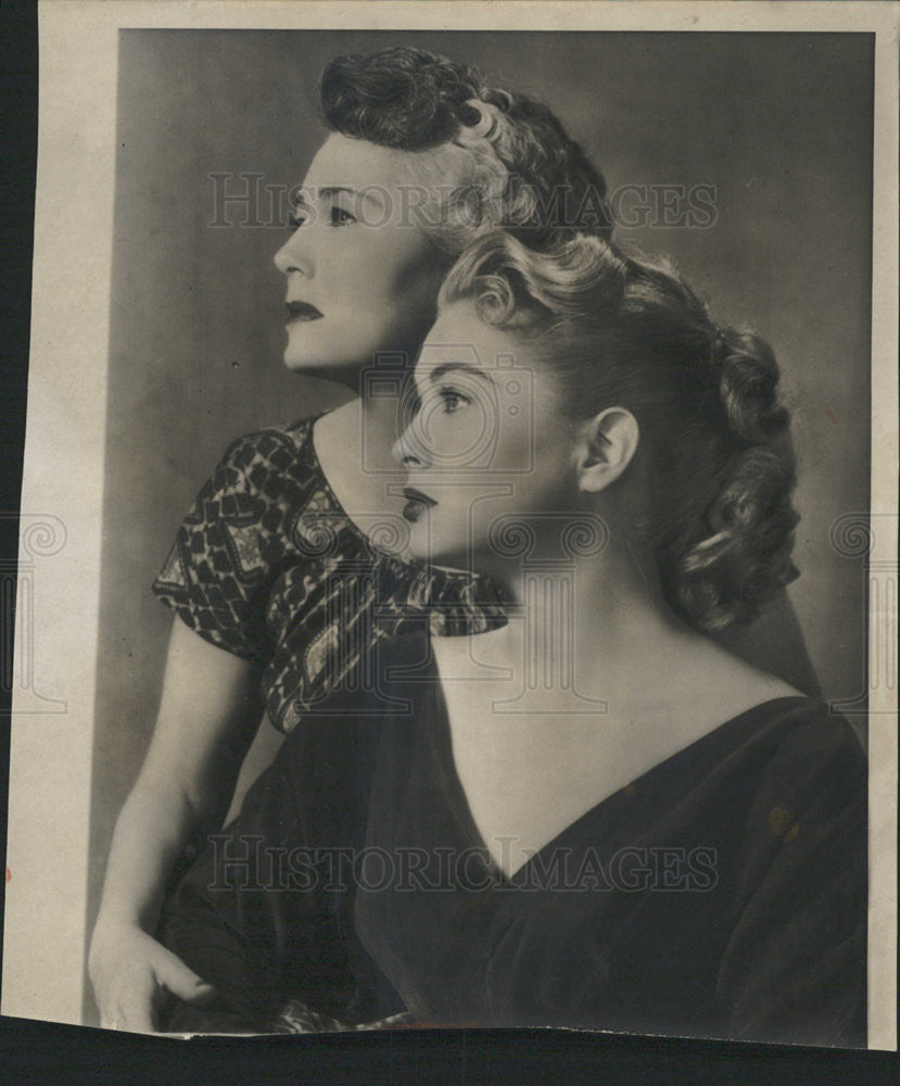 1953 Press Photo Filmdom&#39;s Mother and Daughter of the Year, Lori &amp; Lorre Nelson - Historic Images