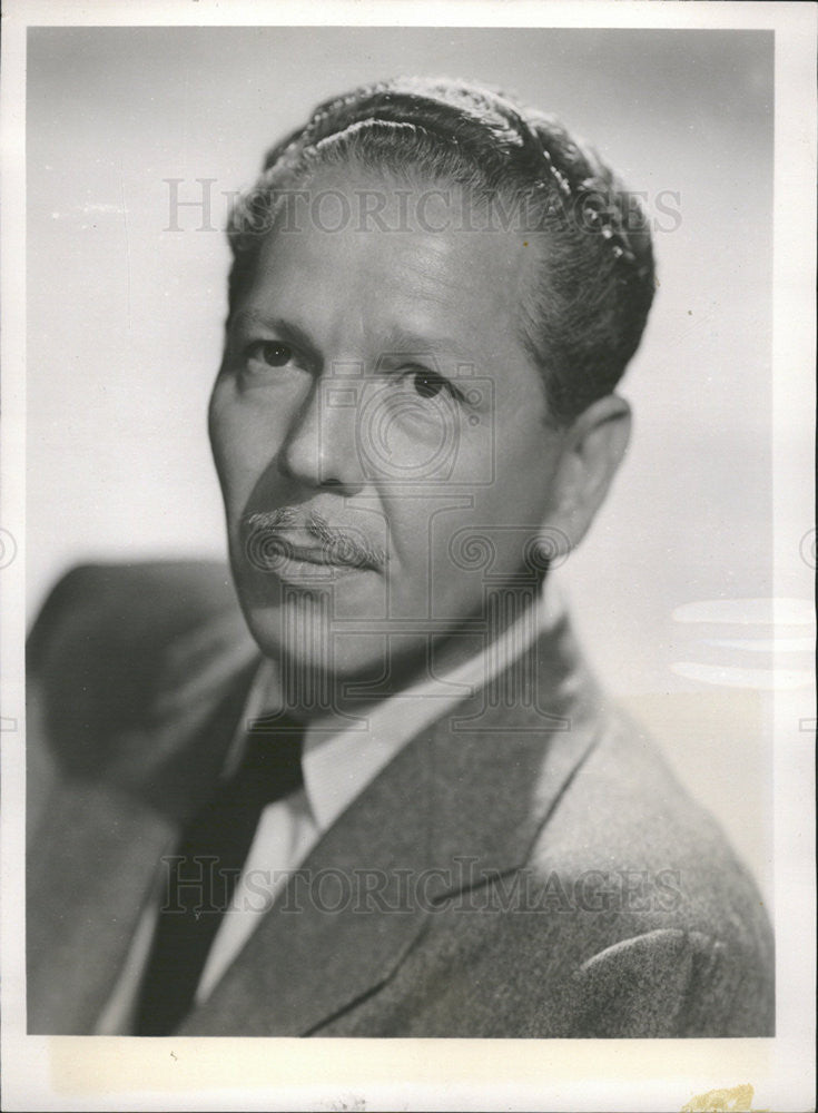 1950 Press Photo Roger Pryor Theatre Guild Radio Narrator - Historic Images