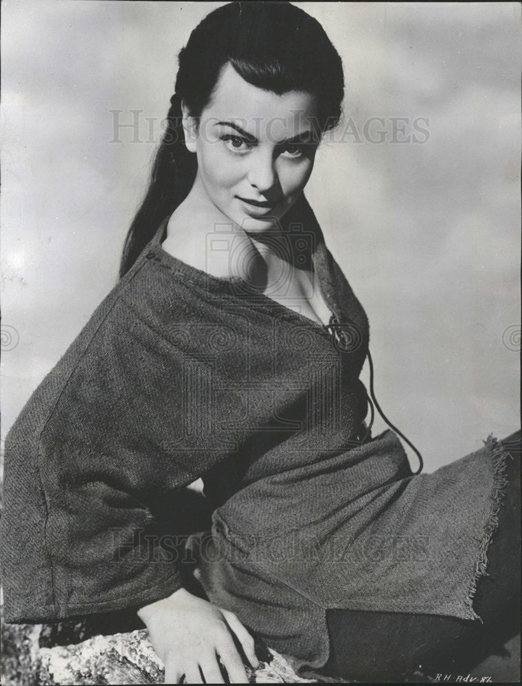 1952 Press Photo Joan Rice, Walt Disney, actres. - Historic Images